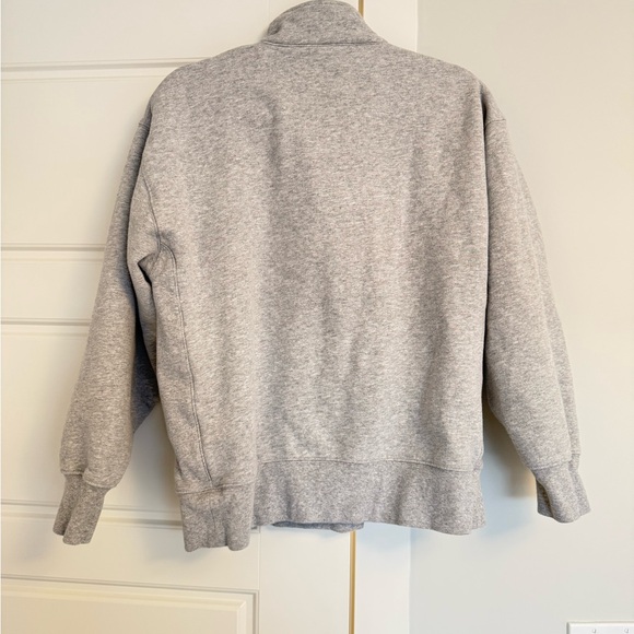 Aritzia Light Gray Quarter- zip Sweatshirt - Picture 5 of 5